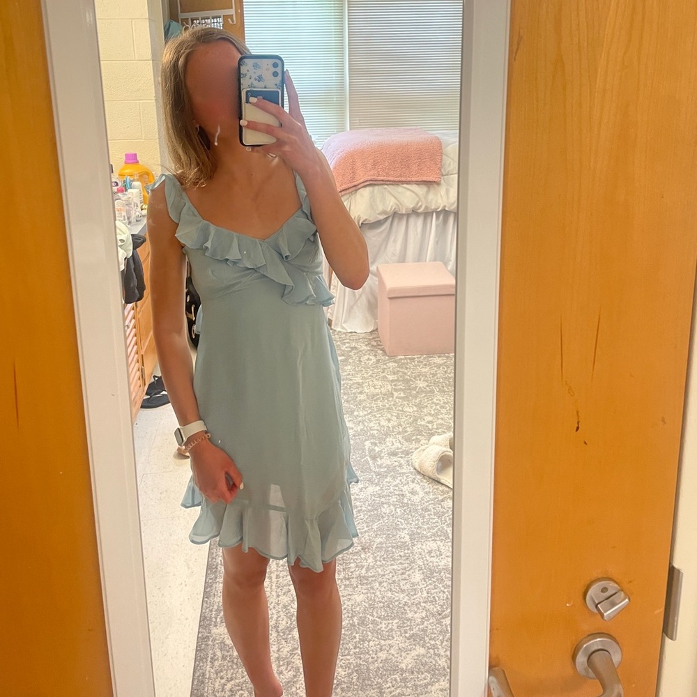 Light blue dress